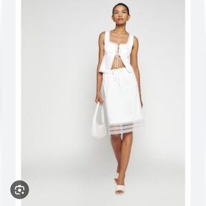 Reformation Emery Midi Skirt